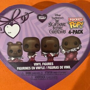 Funko Pocket Pop! The Nightmare Before Christmas 4-Pack - Brown and Purple